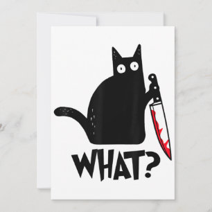 Convites Gato Que Camisa de Gato Preto Engraçado Gato Assas