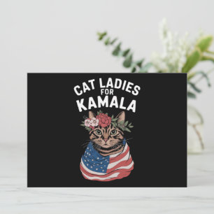 Convites Gato Senhoras Para A Eleição De Lady Harris De Kam