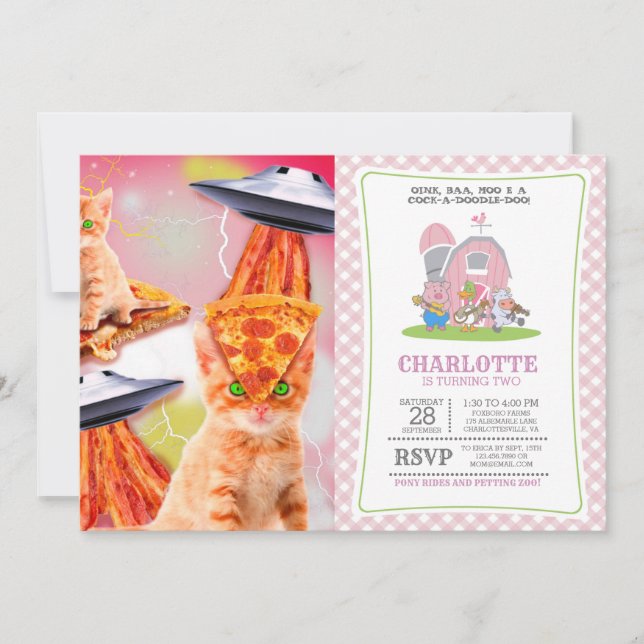 Convites Gatos, balizas e úfos (Frente)