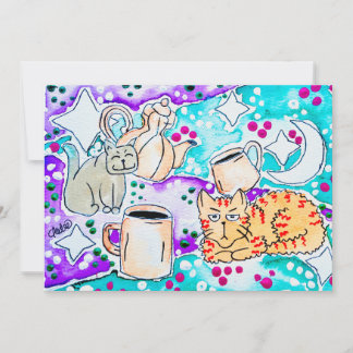Convites Gatos & Café