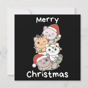 Convites Gatos De Animais De Natal De Árvore