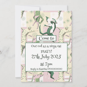 Convites Gatos-de-ninja
