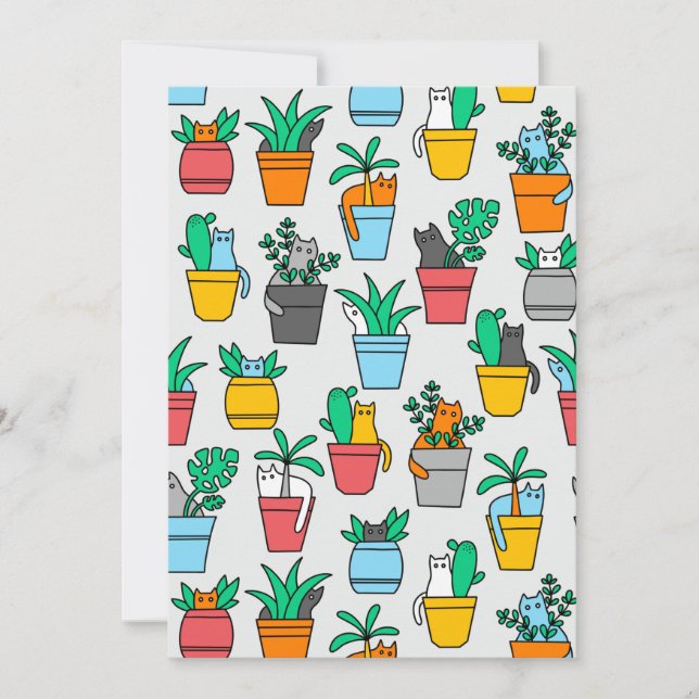 Convites Gatos nos pântanos (Frente)