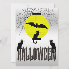 Convites Gatos Pretos, Morcego Voador & Teias de Aranha