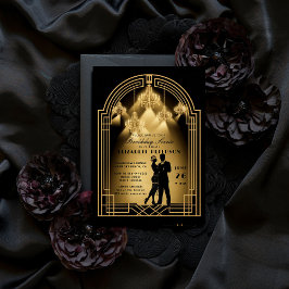 Convites Gatsby Roaring Twenties Deco Chandeliers Birthday