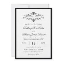 [GAZELLE] Casamento Monocromático Elegante Preto e