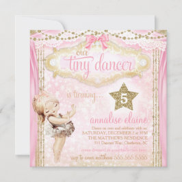 Convites GC Magical Vintage Tiny Dancer Ballerina