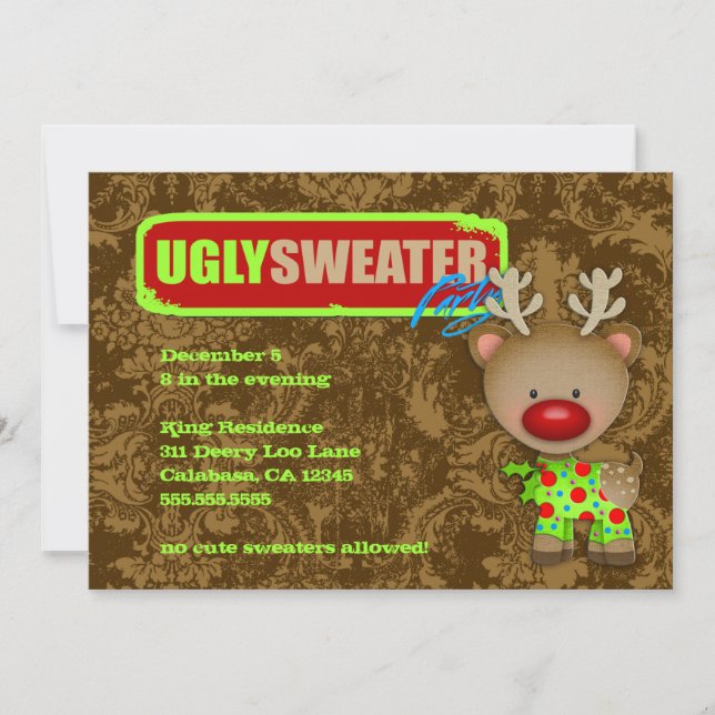 Convites GC Ugly Sweater (Frente)