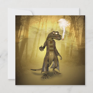 Convites Gecko engraçado