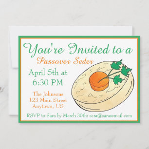 Convites Gefilte Fish Jewish Shabbat Janto Passover Seder