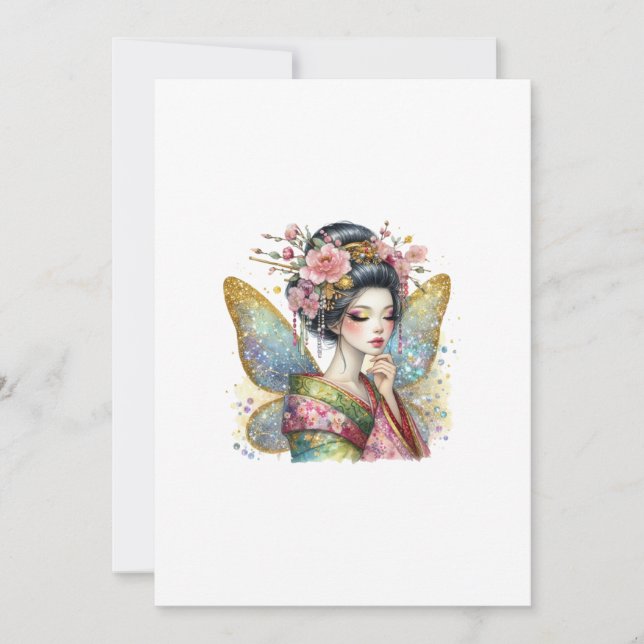 Convites geisha letter  (Frente)