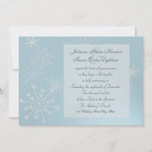 Convites Gemas Floco de Neve/ Casamento