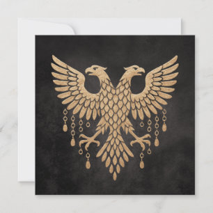 Convites Gêmeos Dourados Corvo Mitologia Nórdica Preto