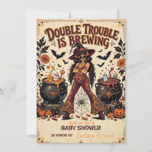 Convites Gêmeos estão a caminho no Halloween