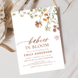 Convites Gêmeos selvagens em Chá de fraldas de Sangue