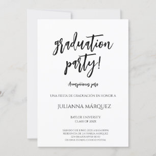 Convites Generación 2024 invitación de graduación
