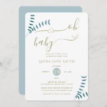 Genérica Rústica Simples Gênero Chá de fraldas Neu