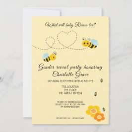 Convites Gênero Bonito Revela O Que Irá Bebê Ser Chá de fra