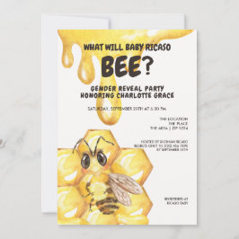 Convites Gênero Bonito Revela O Que Irá Bebê Ser Chá de fra