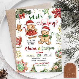 Convites Gengibre Vermelho Verde Cookies Gênero Revelação