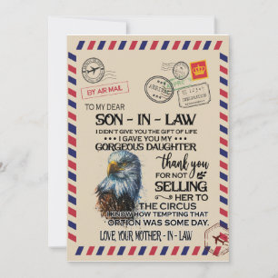 Convites Genro   Para o Meu Querido Genro Da Mãe