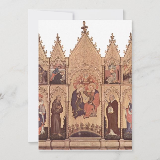 Convites Gentile da Fabriano - Valle Romita Polyptych (Frente)