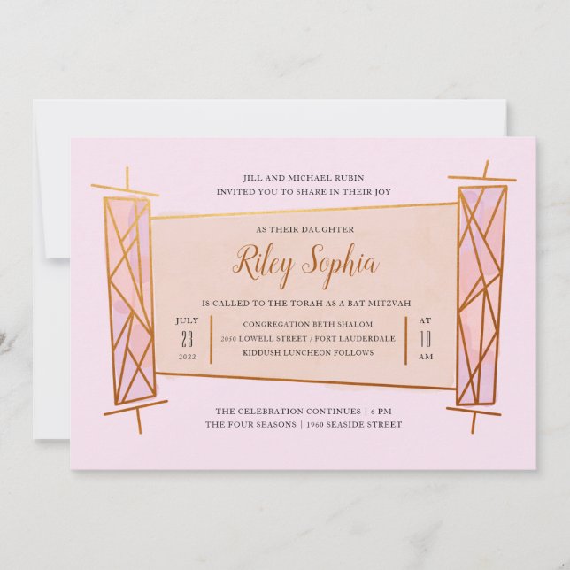 Convites Geo Torah (Frente)