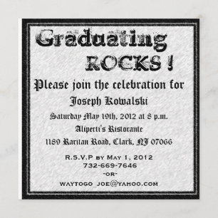 Convites Geólogo de graduação