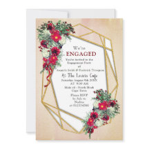 Geométrico - Buquês Dourados da Borgonha Glitter