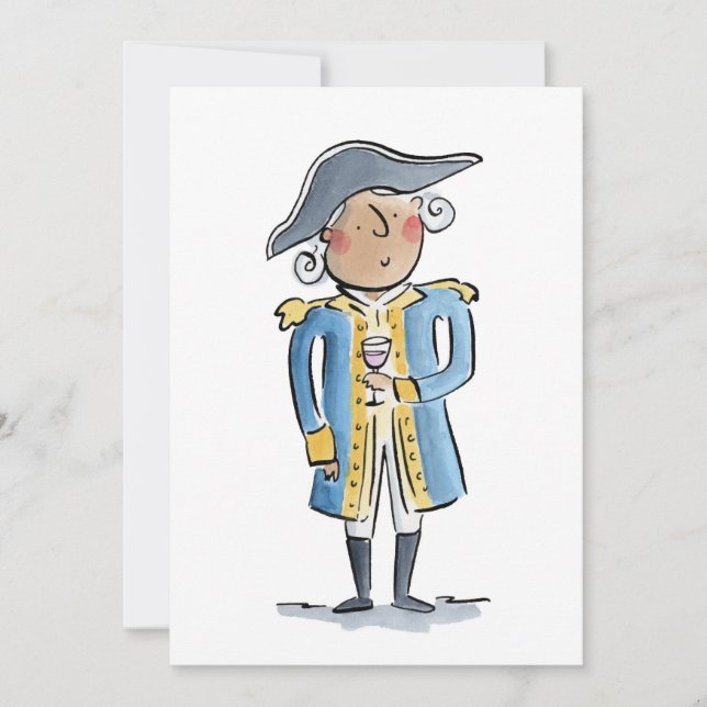 Convites George Washington (Frente)