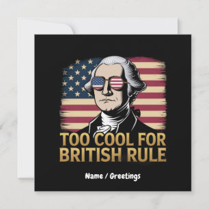 Convites George Washington engraçado demais para a regra br