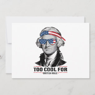 Convites George Washington Legal Para Regra Britânica 4 de 