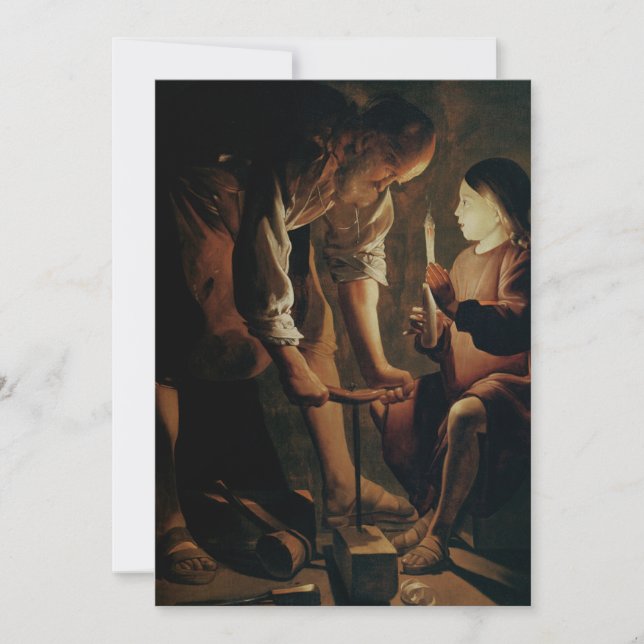 Convites Georges de La Tour - Joseph, o Carpenter (Frente)