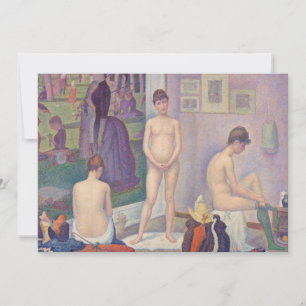 Convites Georges Seurat - As Modelos