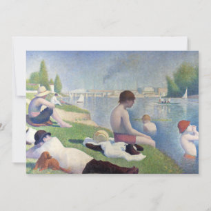 Convites Georges Seurat - Bathers em Asnieres