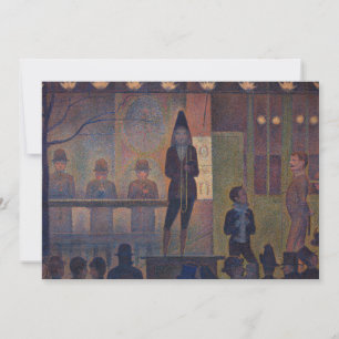 Convites Georges Seurat - Espetáculo Paralelo de Circo