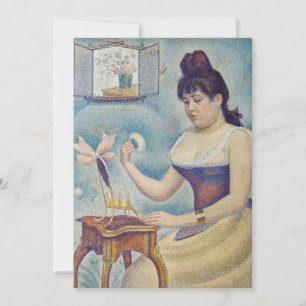 Convites Georges Seurat - Jovem Mulher Se Poudreando