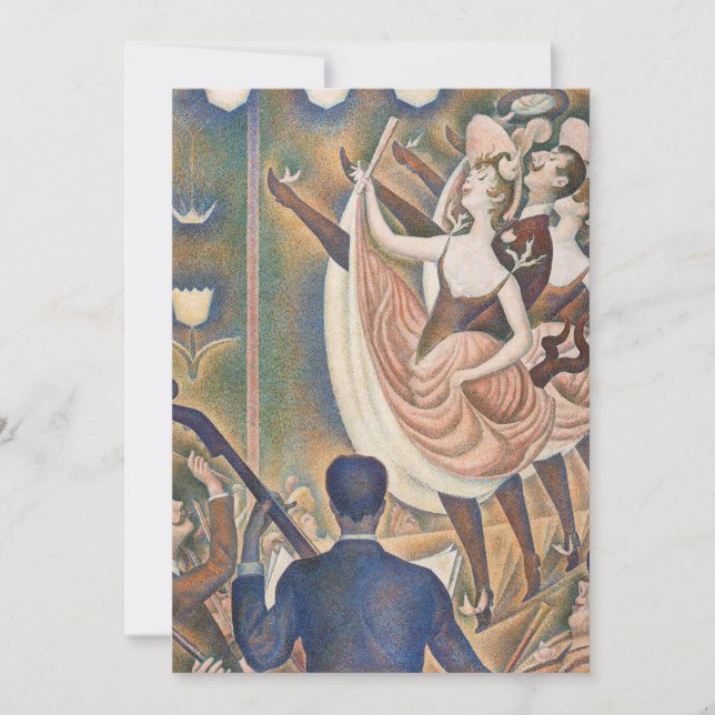 Convites Georges Seurat - Le Chahut (Frente)