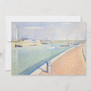 Convites Georges Seurat - O Canal das Gravelinas
