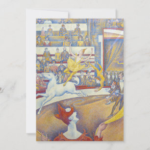 Convites Georges Seurat - O Circo