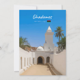 Convites Ghadames, Líbia - Mesquita Branca
