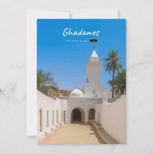 Convites Ghadames, Líbia - Mesquita Branca