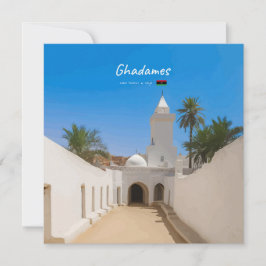Convites Ghadames, Líbia - Mesquita Branca