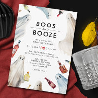 Ghost Boos e Booze | Festa divertida de Dia das Br