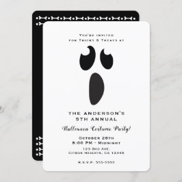 Convites Ghost Face Halloween Party Trick ou Trek Party