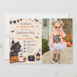 Convites Ghost Halloween Birthday Spooktacular Party Photo
