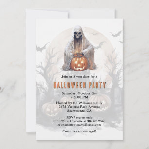 Convites Ghost Jack-O-Lantern Festa de Halloween Spooky