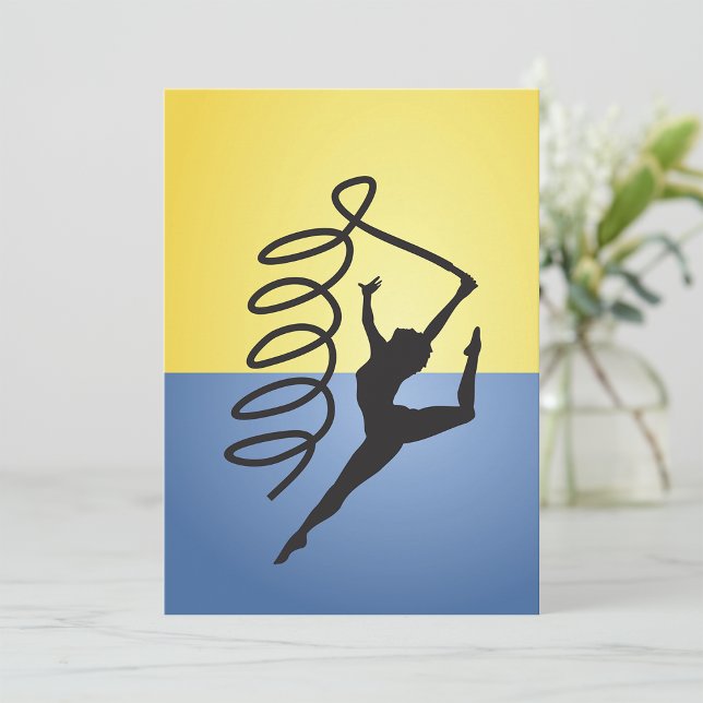 Convites ginástica Convenções de Rotina de Fita (Criador carregado)