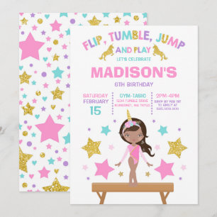 Convites Ginástica Convocatória Grupo de Ginástica Unic