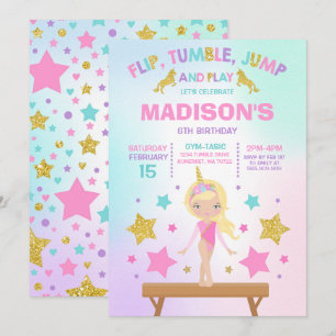 Convites Ginástica Convocatória Grupo de Ginástica Unic